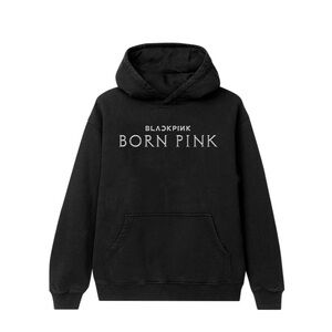 BLACKPINK X Jisoo Born Pink Official Tour Merchandise Size Large Black Hoodie
